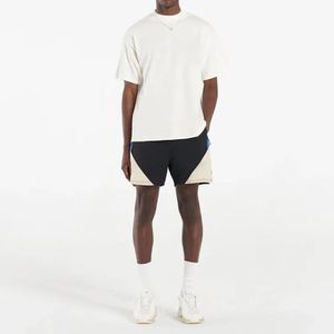 Nuevo diseño de alta calidad de algodón suelto ajuste pequeño hombro caído camiseta en blanco de gran tamaño hombres camisetas con etiqueta - Product Image 5