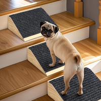 Rampe pour animaux de compagnie en bois multifonctionnelle de qualité supérieure pour les escaliers, antidérapante, rampe pour chien d'intérieur pour les escaliers de la maison, rampe d'escalade pour chien portable et sécurisée