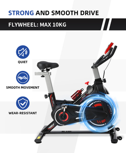 Thép Trong Nhà Nhà Sử Dụng Tập Thể Dục Quay Xe Đạp Trong Nhà Đi Xe Đạp Xe Đạp Với Vành Đai Ổ Đĩa Hệ Thống Với Xử Lý Xung - Product Image 2