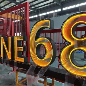 Insegne Luminose LED Personalizzate per Pubblicità Aziendale, Logo Grande per Esterni, Insegna Stradale in Acrilico - Product Image 4