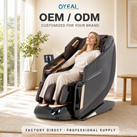 Fauteuil de massage de bureau de luxe original OYEAL, zéro gravité, modes de massage variés, ultra confortable, chauffage lombaire
