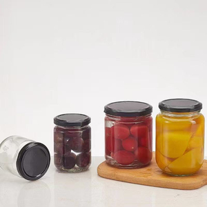 Clear Round Food Grade Storage <b>Jar</b> Glass Canned Pickle Honey <b>Jam</b> Sauce <b>Jar</b> with Seal <b>for</b> Food Storage & Preservation - Product Image 3