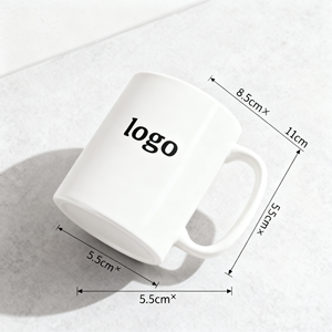 Taza de Café de Cerámica Blanca de 11oz/12oz, Taza de Té de Porcelana con Logotipo Personalizado, Taza Sublimable Personalizable para Regalos Promocionales - Product Image 2