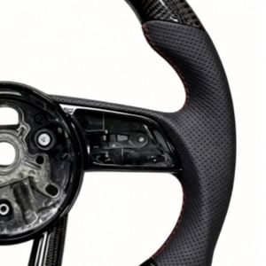 Volant en fibre de carbone en gros pour <span class=keywords><strong>Audi</strong></span> R8 <span class=keywords><strong>Tt</strong></span> Mk2 <span class=keywords><strong>Mk3</strong></span> 8n <span class=keywords><strong>RS</strong></span> TTS Ttrs Rs3 Rs6 RS4 RS5 RS7 A4 A5 A6 A7 S6 A8 A1 Q3 Q7 - Product Image 3