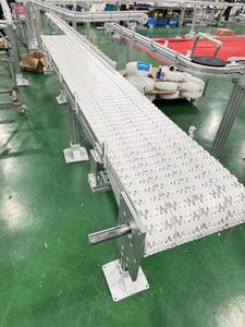 Toshine điều chỉnh tốc độ công nghiệp linh hoạt chuỗi Thép băng tải máy móc với POM nhựa chuỗi và nhôm hồ sơ - Product Image 4