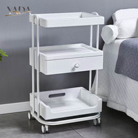 Chariot de salon en acier inoxydable à vente chaude 2020, équipement de salon de beauté OEM, chariot pour salon de coiffure et de manucure, vente en gros