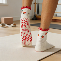 Chaussettes de yoga et de Pilates personnalisables, design gratuit, qualité supérieure, antidérapantes, douces et respirantes