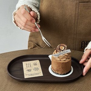 Plateau de <span class=keywords><strong>service</strong></span> pour petites tasses à thé, collations, gâteaux, café et desserts – Organisateur de plateau coloré pour <span class=keywords><strong>service</strong></span> à thé - Product Image 4