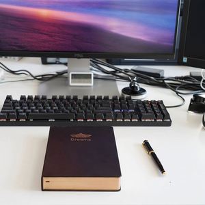 A5 Super Thick Hardcover Leather Journal Organizer/Planner Gold Edge Retro <b>Memo</b> <b>Pad</b> 208 Sheets Customized Logo Digital Printing - Product Image 3