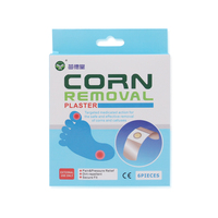 Meditan Clavus – Pansements anti-callosités pour les pieds avec acide salicylique, certifiés CE, pour les callosités sur les orteils, lot de 6