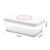 Boîtes de conservation alimentaire sous vide pour cuisine, bocaux de conservation fraîcheur, récipients sous vide, contenants en verre minimalistes, multifonctionnels