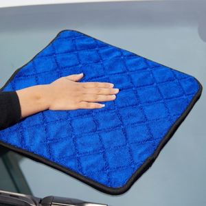 Serviette de voiture en microfibre double face torsadée, motif ananas épaissi C0079 Chine - Product Image 3