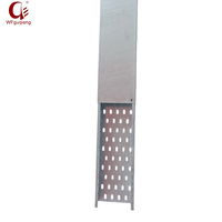 Plateaux de câblage perforés galvanisés à chaud, plateaux de gestion des câbles métalliques pour projets de câblage électrique 500*200*3.0mm