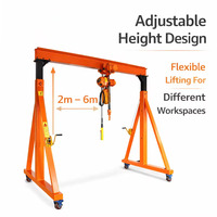 Nouvelle Grue Portique Mobile Personnalisée de Chine, Capacité 1, 2, 3 Tonnes