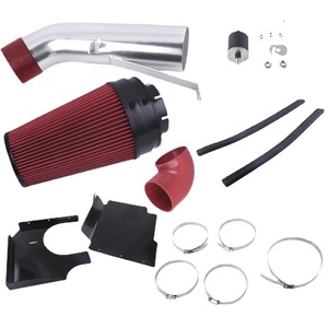 Kit de admisión de aire Lingsheng Auto Parts para Chevrolet Silverado 99-06 con filtro de hongo rojo y tubo metálico - Product Image 5