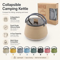 Bouilloire pliable portable pour le camping, les voyages, la cuisine en plein air, fabriquée en Chine, Hunan