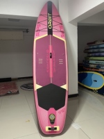 Planche à pagaie gonflable de qualité supérieure 111'6''*35''*6'' pour jeux aquatiques, surf, Drop Stitch rose, Stand Up Paddle (SUP) pour tous les niveaux