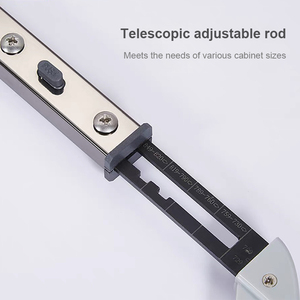 Supports de porte à fermeture amortie pour meubles, charnières de levage pour armoires à étagères, fixation vers le <span class=keywords><strong>haut</strong></span>, vérins à gaz robustes - Product Image 3