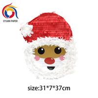 Décorations de fête d'anniversaire pour enfants Qingzhou Ouyuan, jeu de lancer de bonbons, piñata en papier, accessoires de fête, couleur personnalisée