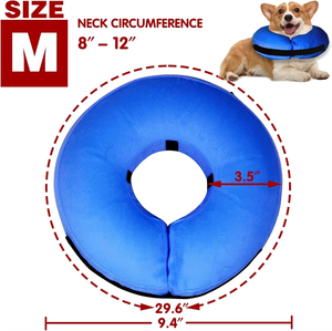 <span class=keywords><strong>Collar</strong></span> Protector Inflable Suave NiBao para Perros Después de la Cirugía, Cómodo <span class=keywords><strong>Collar</strong></span> de Algodón para Perros y Gatos - Product Image 3
