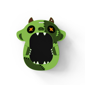 Quái vật đồ chơi giáo dục 2 trong 1 Silicone vẽ Hội Đồng Quản trị trẻ em tái sử dụng từ văn bản và bảng vẽ cho trẻ em - Product Image 2