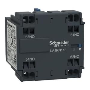 Bloc de contact auxiliaire TeSys K pour automatisation industrielle AC, référence LA1KN113, avec 1 NO + 1 NC et bornes à ressort - Product Image 4