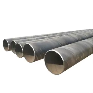 Large OD Q195 LSAW Straight Seam Welded Carbon Steel Water Line Pipes