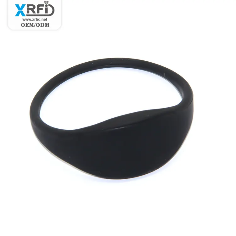 Kunden spezifisches Logo Wri table Festival Nfc Wasserdichtes wieder verwendbares Silikon Rfid Armband Nfc Armband