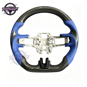 Volante de Fibra de Carbono para Automóvil <span class=keywords><strong>Ford</strong></span> <span class=keywords><strong>Mustang</strong></span> 2018 2019 2020 <span class=keywords><strong>2021</strong></span> 2022 2023, Gran Venta al Mejor <span class=keywords><strong>Precio</strong></span> - Product Image 1