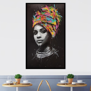Venta al por Mayor de Hermosos Cuadros Decorativos Clásicos Impresos en Acuarela, Impresión en Lienzo de 50x70cm con Marco <span class=keywords><strong>para</strong></span> Decoración de Paredes - Product Image 5