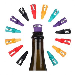 Tapón de Botella de Vino Tinto de Silicona de Grado Alimenticio Creativo, Tapón de Botella a Prueba de Fugas, Tapón de Botella al por Mayor con Logotipo Personalizado - Product Image 1