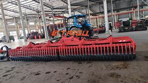 6m 7m <span class=keywords><strong>8m</strong></span> 12m 56-74 pièces dents rondes disque traction attelage puissance 3pt combiné Machine de travail du sol disque herse charrue cultivateur motoculteur - Product Image 6