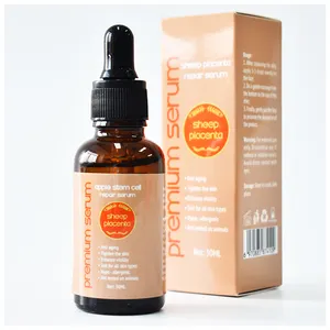 Private Label Tighten, Hydration, Anti Wrinkle, Rejuvenate, Nourishing, Firming Sheep Placenta Face Serum