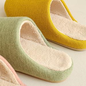 Pantuflas Cálidas de Felpa para <span class=keywords><strong>Mujer</strong></span>, Antideslizantes, Suaves y Silenciosas, para Otoño e Invierno, para el Hogar, Dormitorio, Casa Plana - Product Image 3
