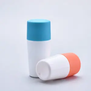 Plastic Deodorant Roll On Bottle Sunscreen Applicator For Kids Roll On Deodorant Bottle For Body Care 50ml 75ml Custom Empty Plastic Pp Roll On Bottle Packaging