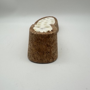 Superficie del tallone del cuneo <span class=keywords><strong>in</strong></span> PVC rivestita con <span class=keywords><strong>suola</strong></span> sandalo estiva <span class=keywords><strong>in</strong></span> pelle di <span class=keywords><strong>sughero</strong></span> - Product Image 3