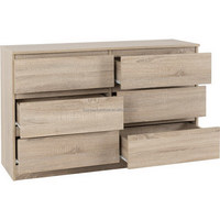 Scadanavian commodes 6 tiroirs de rangement en tissu armoire à tiroirs pour l'hôtel à la maison