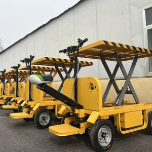 Chariot de levage de qualité industrielle - Construction robuste, pédales entièrement enveloppées et phares LED lumineux - Product Image 6