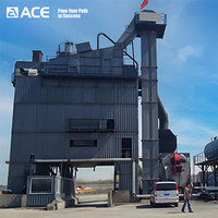 Centrale d'asphalpage conteneurisée ACE Group CFB80 80t/h, portable, de type discontinu, conception modulaire, moteur et pompe haute efficacité pour la construction routière