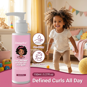 Gel per Capelli Biologico per Bambini con Etichetta Privata, Crema Modellante per Capelli Ricci, Cera per Capelli a Base d'Acqua per Controllare i Capelli Crespi dei Bambini, Vendita all'Ingrosso - Product Image 1