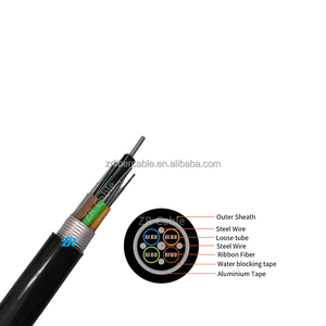 Câble à fibres optiques blindé GYDTA 48 72 96 <span class=keywords><strong>144</strong></span> 192 288 360 576 cœurs <span class=keywords><strong>Fo</strong></span> Hilo F GYDTS pour installation souterraine, aérienne et extérieure - Product Image 1