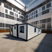 JHCE1 – Nouvelle unité de bureau pliable rapide en acier pour petites maisons, maison préfabriquée en conteneur, extensible, mobile, sûre et durable pour usage en villa
