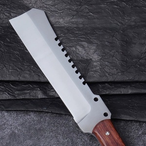 มีดต่อสู้คุณภาพสูง Z01 ใบมีดสแตนเลสเกรด OEM ปรับแต่งได้ พร้อมปลอกไม้และใบมีดแบบ Sheepsfoot สำหรับงาน DIY - Product Image 3