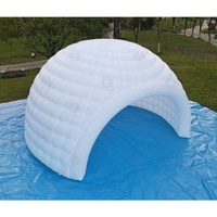 Tente gonflable de dôme d'igloo tente extérieure de dôme tente portative de boîte de nuit pour l'événement de noce