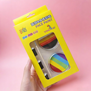Mei Shang 2026 – Kit de peinture <span class=keywords><strong>aquarelle</strong></span> DIY pour enfants, coffret transparent 10 couleurs avec pinceaux, flacon pulvérisateur et éponges à doigts - Product Image 5