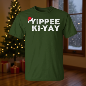 Camiseta navideña Yippee Ki Yay, diseño divertido para las fiestas, ropa navideña - Product Image 3