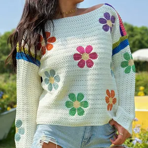 Wholesale 3d flower sweater Pullovers, Cardigans, Jerseys