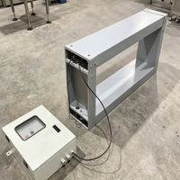 Détecteur de métaux minier ZHONGBAI à bande transporteuse de type fenêtre, indice de protection IP54, matériau PVC