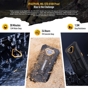 Teléfono Resistente Ulefone <span class=keywords><strong>Armor</strong></span> X13 6G+64G IP68/IP69K, <span class=keywords><strong>Precio</strong></span> de Fábrica Más Reciente de 2025, Pantalla HD+ de 6.52 Pulgadas y 60 Hz, Visión Nocturna de 50 MP, 6320 mAh, 10 W, Global - Product Image 4