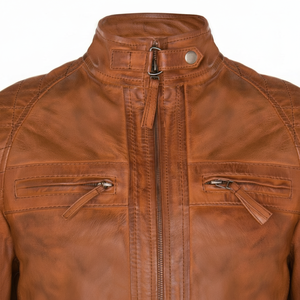 2025 Veste en cuir à capuche pour hommes personnalisée de haute qualité au meilleur prix Veste en cuir à la mode fabriquée au Pakistan - Product Image 1